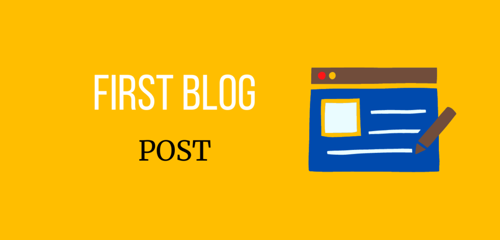 first post on a blog