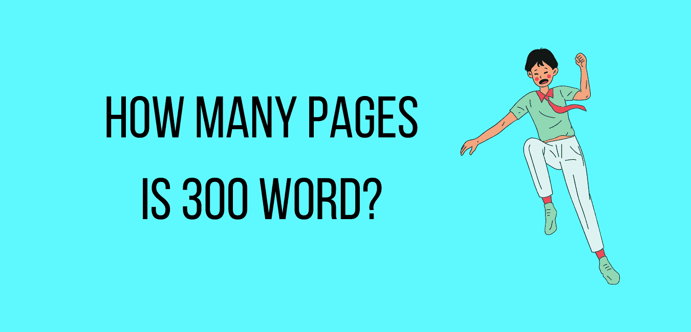 how many pages is 300 word essay