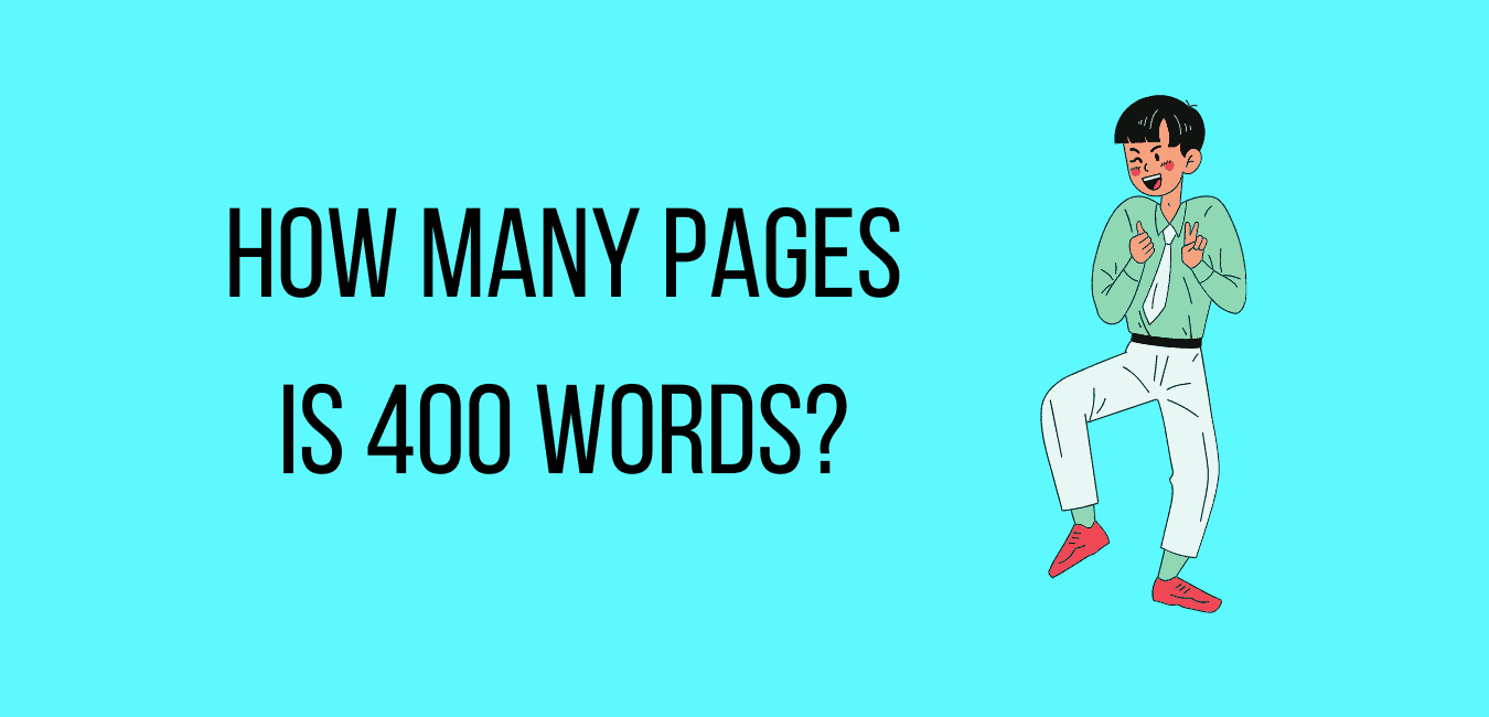 how long is 400 words speech